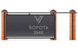 Откатные ворота 7000×2900 7 м ЗМК-8082