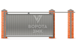 Откатные ворота 6 метров 6000×3000 ЗМК-8052