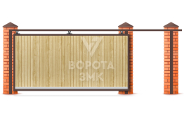 Откатные подвесные ворота 4000×2000 ЗМК-7397