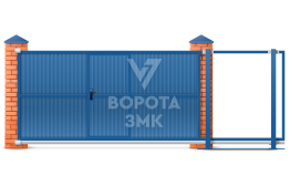 Откатные ворота Алютех 2250×2550 ЗМК-6880
