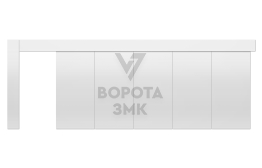 Противопожарные ворота Дорхан 3000×5000 ЗМК-4696