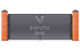 Ворота распашные для ангара 2250×2750 ЗМК-5142