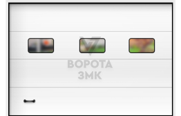 Автоматические ворота секционные 2125×2750 ЗМК-3404