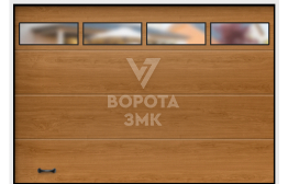 Гаражные секционные ворота 2250×2750 ЗМК-3409